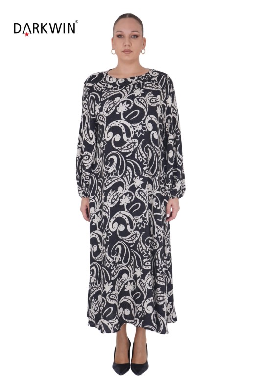 K1028 DARKWIN ELBİSE DESENLI - DARKWIN