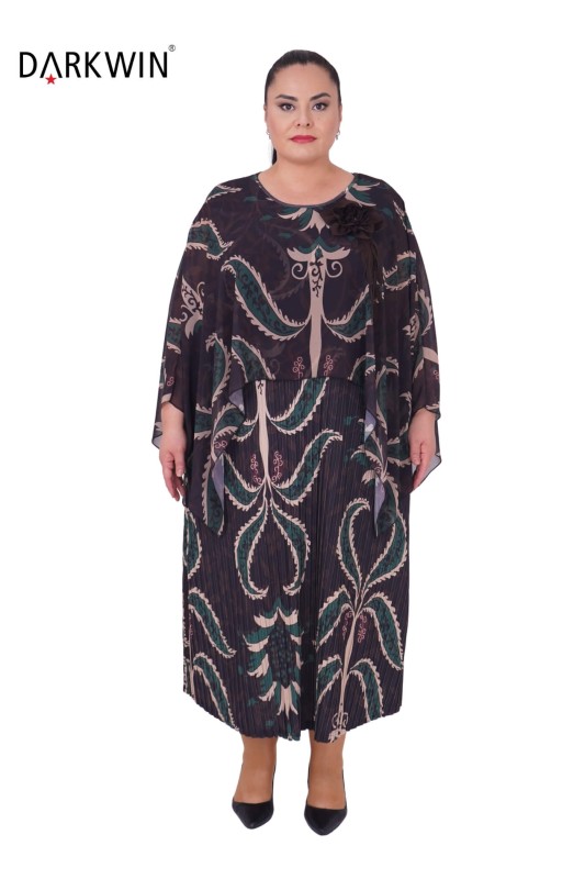 K2016 DARKWIN ELBİSE KAHVE - Darkwin