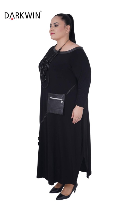 K2034 DARKWIN ELBİSE SIYAH - DARKWIN (1)