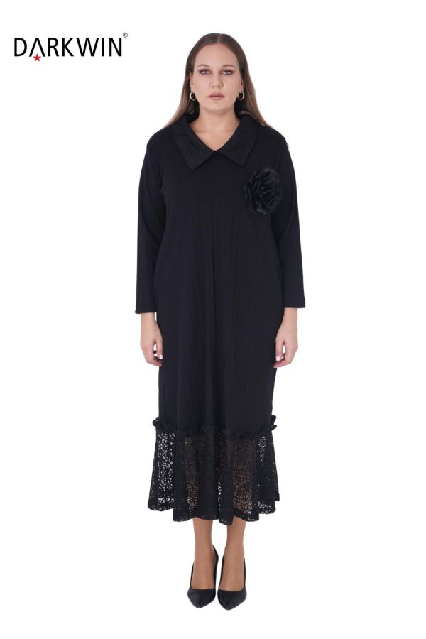 K2037 DARKWIN ELBİSE SIYAH - 1