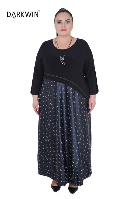 K2039 DARKWIN ELBİSE SIYAH - Darkwin