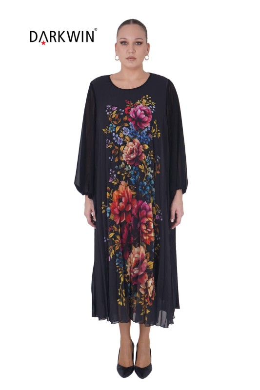 K2044 DARKWIN ELBİSE SIYAH - DARKWIN