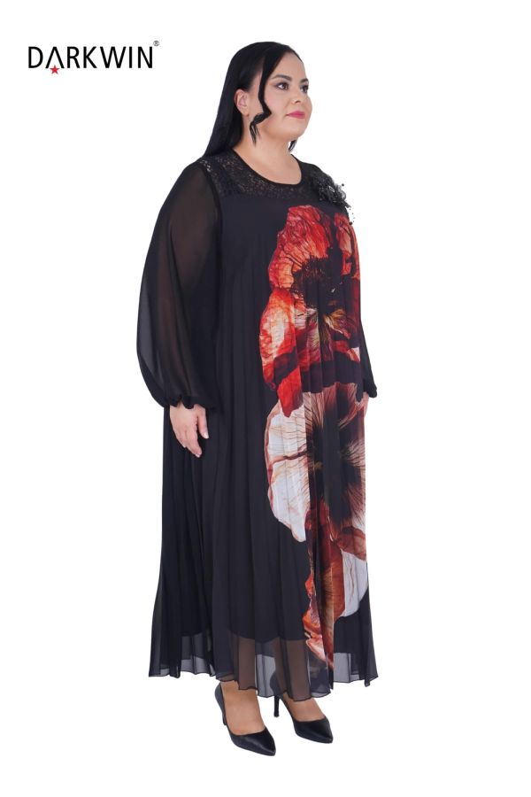 K2046 DARKWIN ELBİSE SIYAH - 2