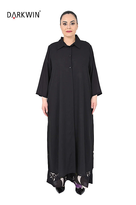 K3013 DARKWIN ELBİSE-ETEK SIYAH - DARKWIN