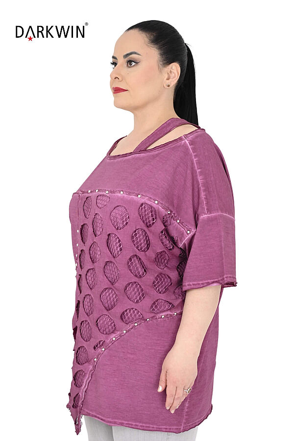N-6122 NEONLXB BLUZ BORDO - 2