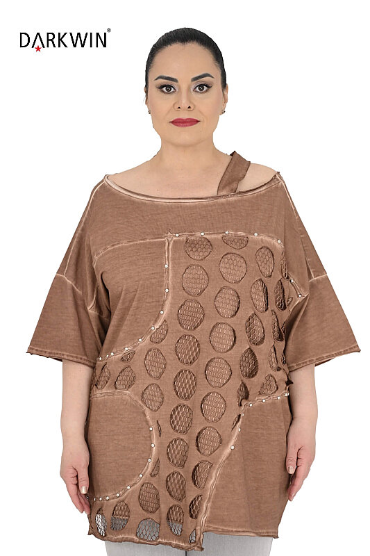 N-6122 NEONLXB BLUZ BROWN - NEON LXB