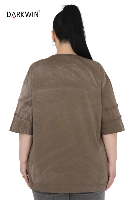 N-6124 NEONLXB BLUZ KAHVE - 3