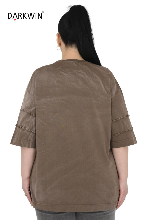 N-6124 NEONLXB BLUZ KAHVE - 3