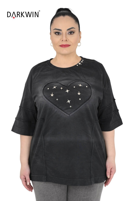 N-6124 NEONLXB BLUZ SIYAH - NEON LXB