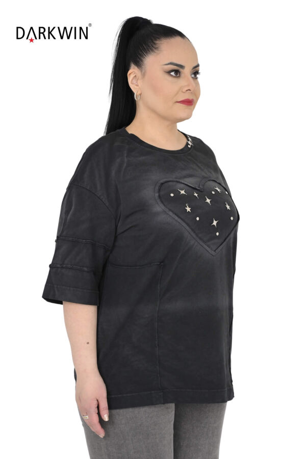 N-6124 NEONLXB BLUZ SIYAH - 2