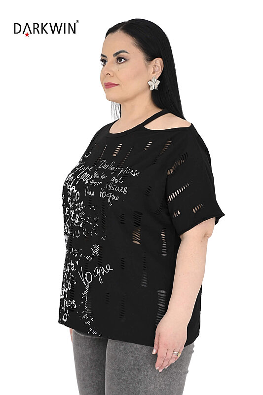 N-6152 NEONLXB BLUZ SIYAH - NEON LXB (1)