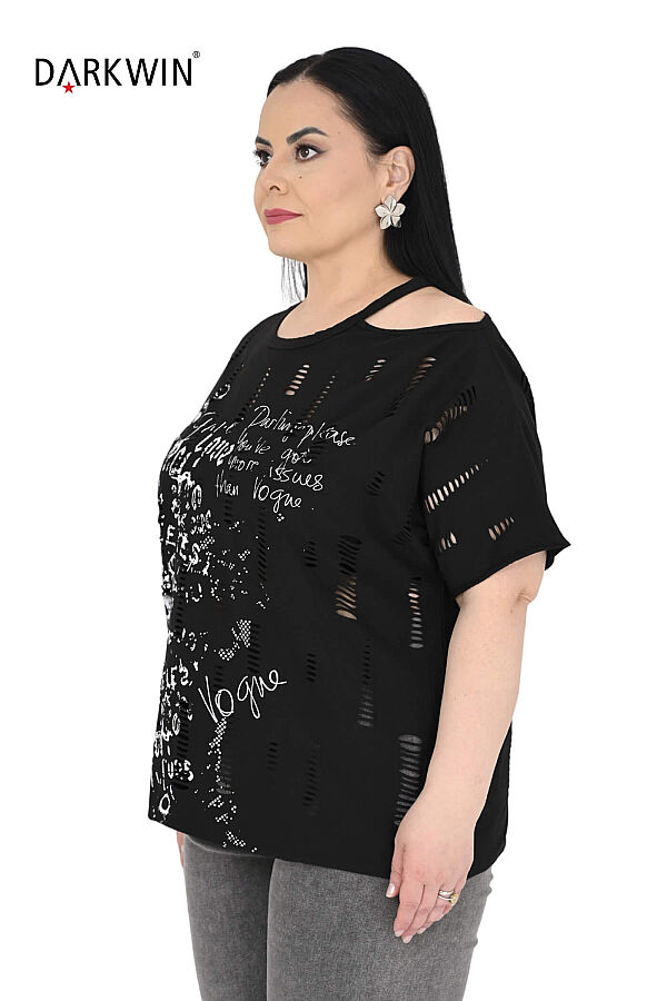 N-6152 NEONLXB BLUZ SIYAH - 2