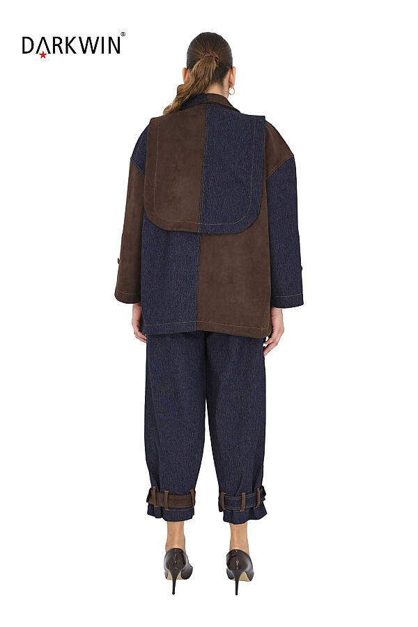 N-7003 NEONXLAB CEKET-PANTOLON KAHVE - 3