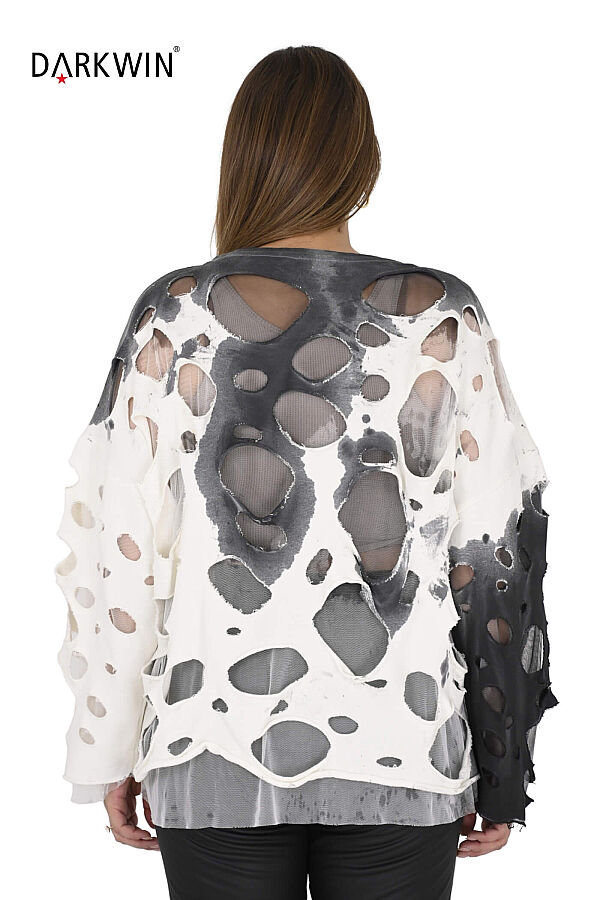 N-7004 NEONXLAB SWEATSHIRT BATİK - 3