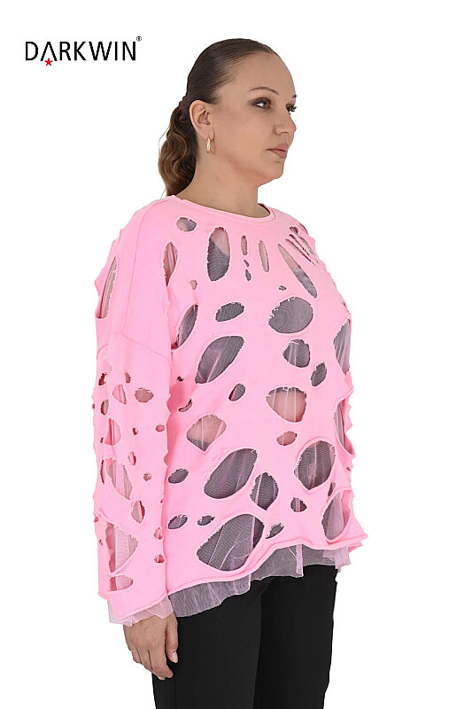 N-7004 NEONXLAB SWEATSHIRT PEMBE - NEON XLAB (1)