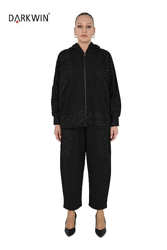 N-7009 NEONXLAB MONT-PANTOLON BLACK - NEON XLAB
