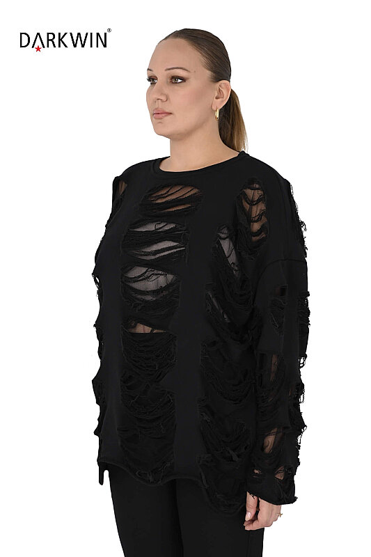 N-7010 NEONXLAB SWEATSHIRT BLACK - NEON XLAB (1)