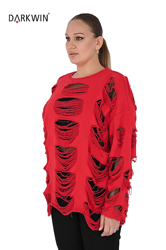 N-7010 NEONXLAB SWEATSHIRT KIRMIZI - NEON XLAB (1)