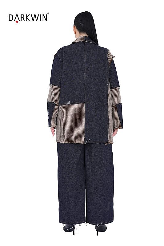 N-7011 NEONXLAB CEKET-PANTOLON LACIVERT - 3