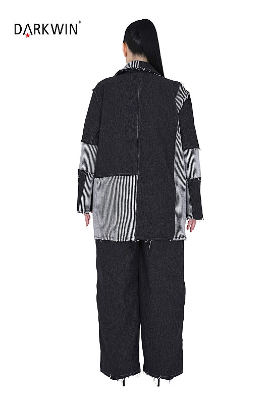 N-7011 NEONXLAB CEKET-PANTOLON SIYAH - 3