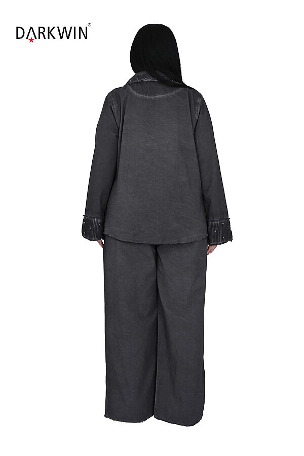 N-7501 NEONXLAB CEKET-PANTOLON ANTRASIT - 3