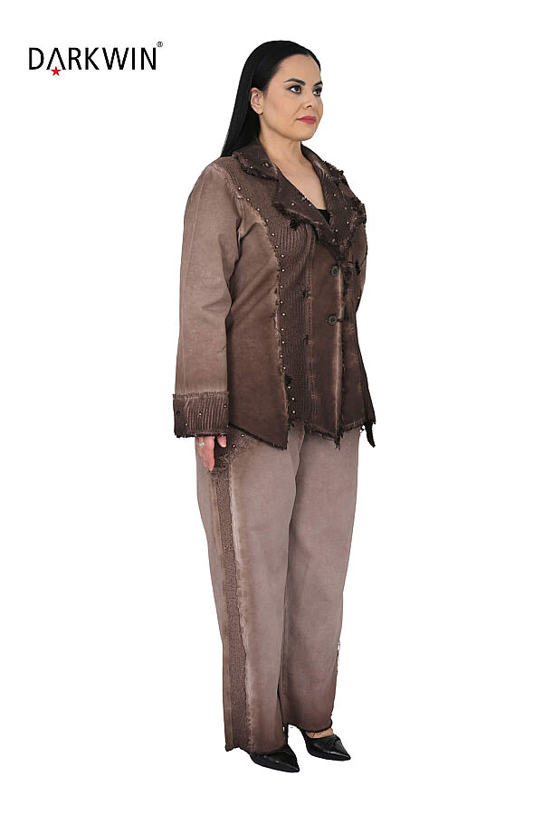 N-7501 NEONXLAB CEKET-PANTOLON KAHVE - 2