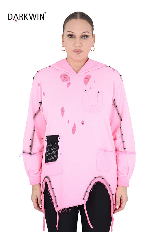 N-7505 NEONXLAB SWEATSHIRT PEMBE - NEON XLAB
