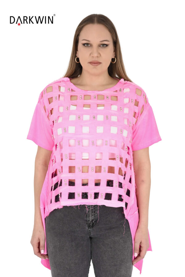 NB-6103 NEONLXB BLUZ PEMBE - 1