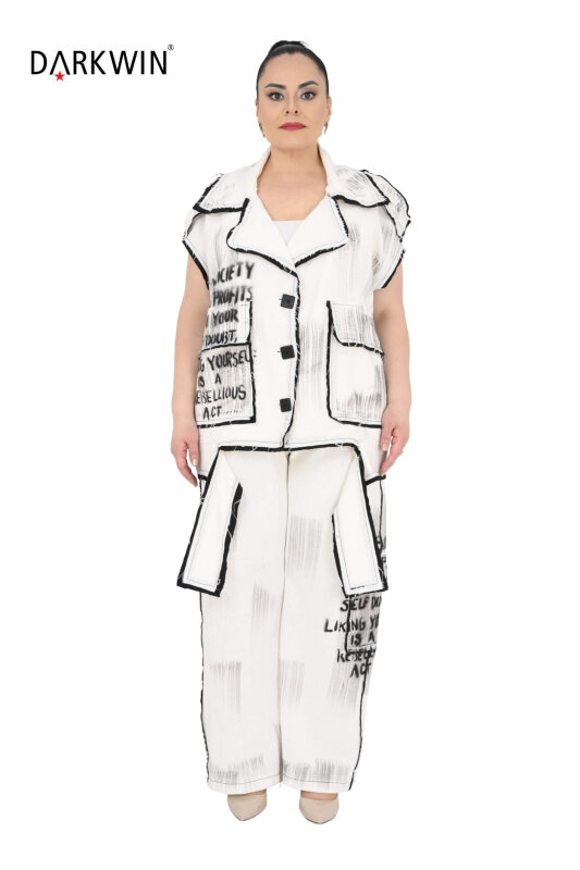 NB-6111 NEONLXB YELEK-PANTOLON EKRU - NEON LXB