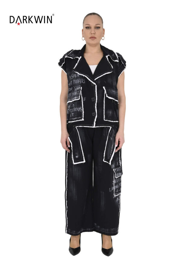 NB-6111 NEONLXB YELEK-PANTOLON SIYAH - 1