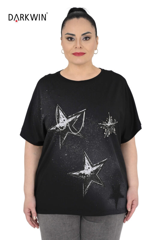 NB-6115 NEONLXB BLUZ SIYAH - NEON LXB