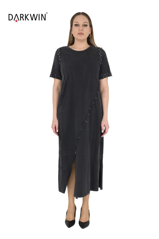 NB-6118 NEONLXB ELBİSE SIYAH - NEON LXB