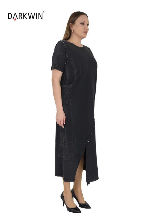 NB-6118 NEONLXB ELBİSE SIYAH - 2