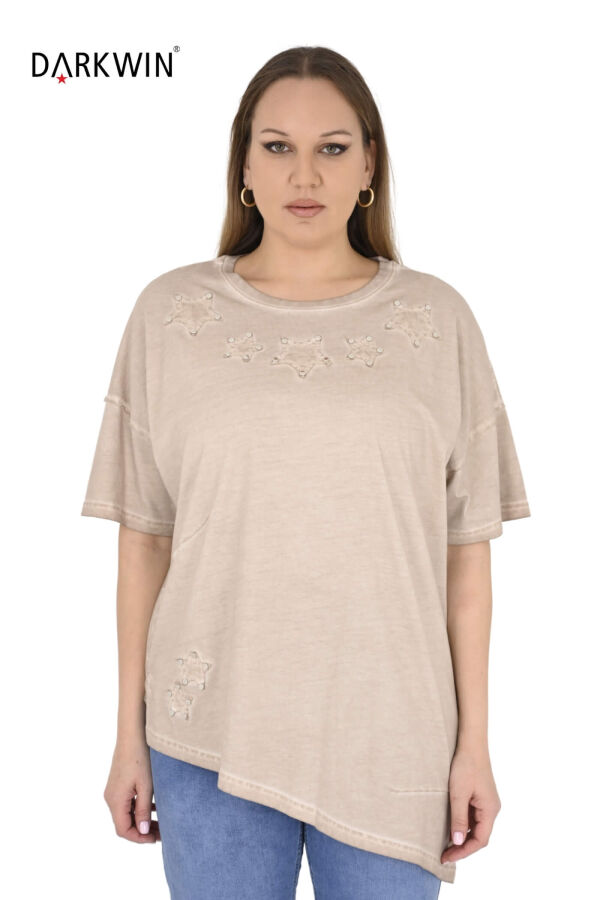 NB-6123 NEONLXB TUNİK BEJ - 1