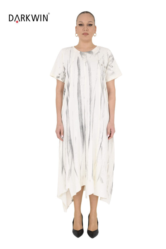 NB-6158 NEONLXB ELBİSE BEYAZ - NEON LXB