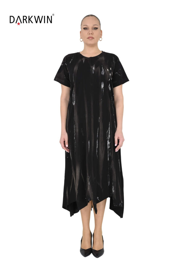 NB-6158 NEONLXB ELBİSE SIYAH - 1