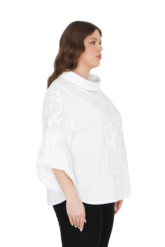 P5186 DARKWIN BLUZ BEYAZ - Darkwin (1)