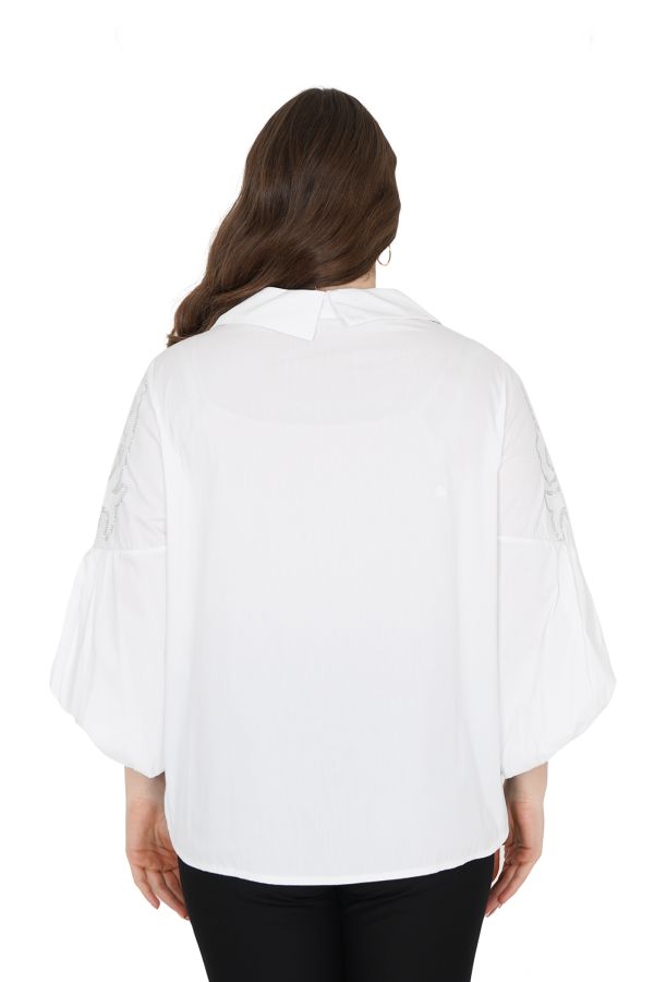 P5186 DARKWIN BLUZ BEYAZ - 3