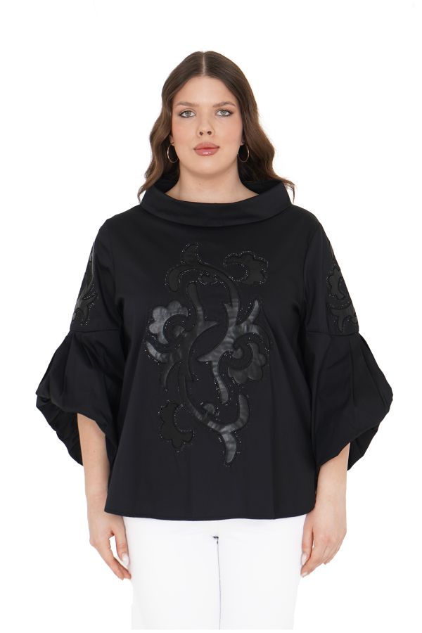 P5186 DARKWIN BLUZ SIYAH - 1