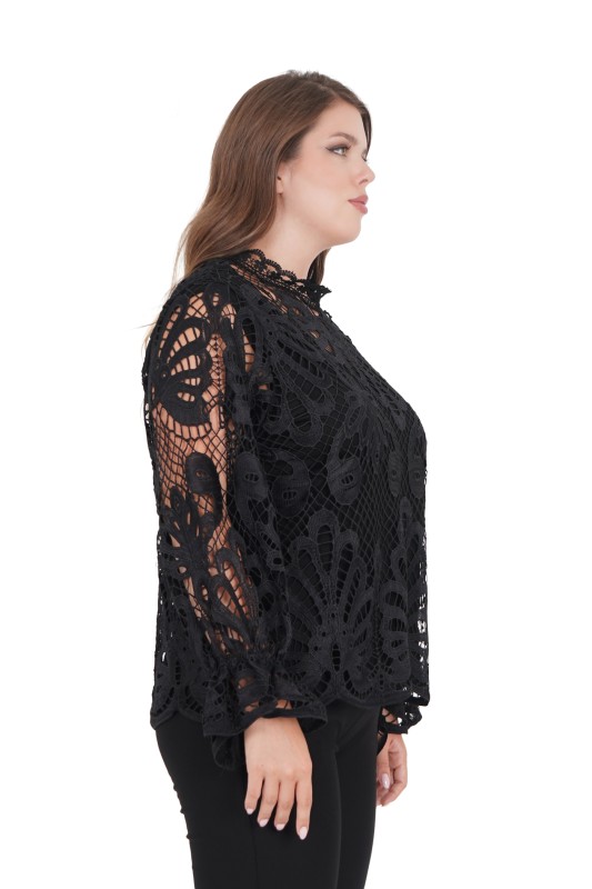 DARKWIN - P7284 DARKWIN BLUZ 2 Lİ SIYAH (1)