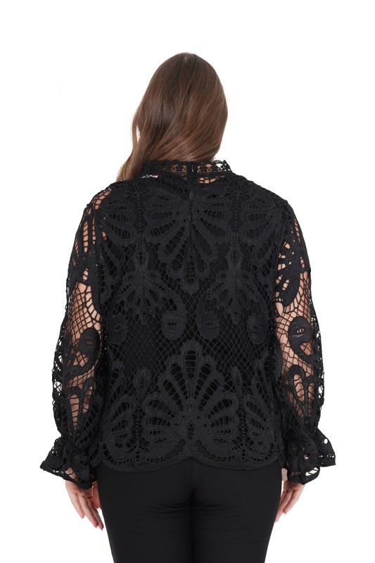 P7284 DARKWIN BLUZ 2 Lİ SIYAH - Thumbnail