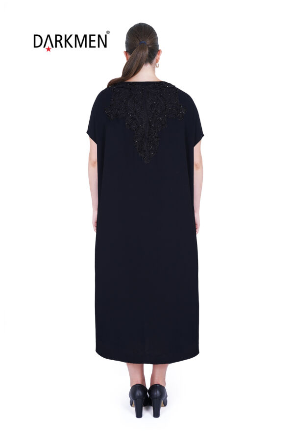 P8474 DARKWIN ELBİSE SIYAH - 3