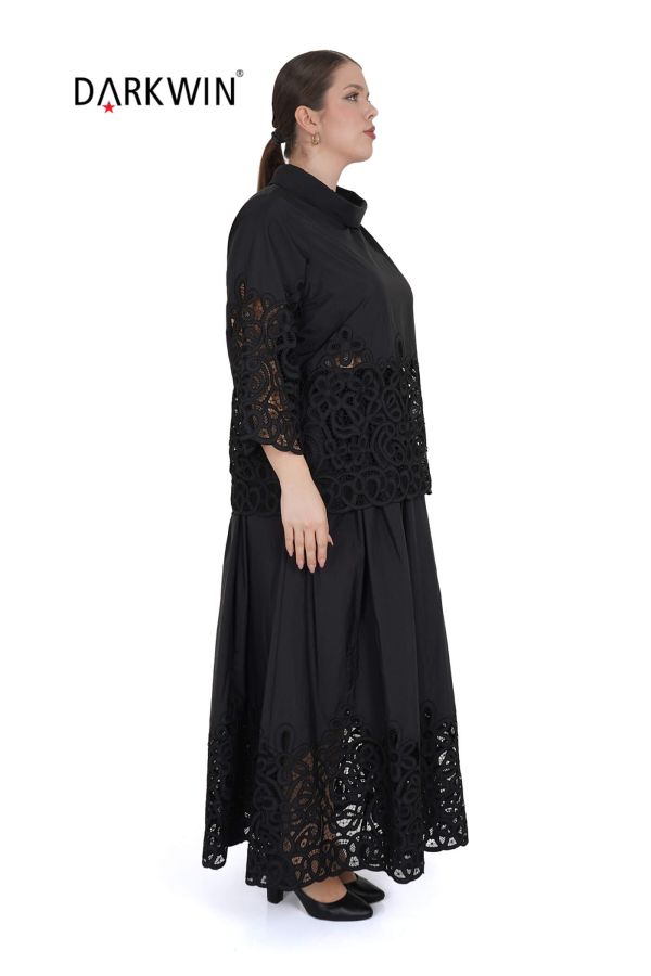 P8698 DARKWIN BLUZ-ETEK SIYAH - 11