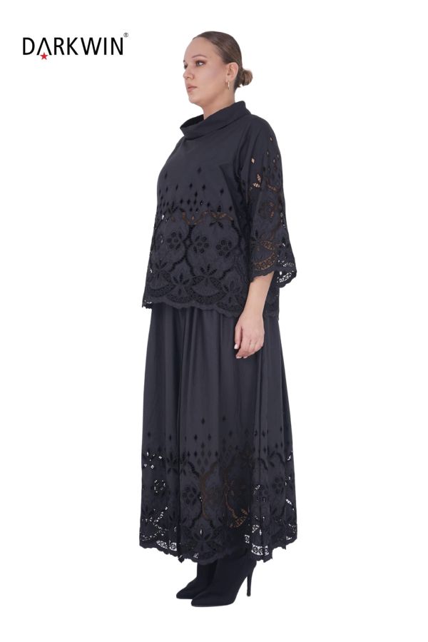 P8698 DARKWIN BLUZ-ETEK SIYAH - 2