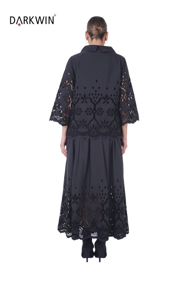 P8698 DARKWIN BLUZ-ETEK SIYAH - 3