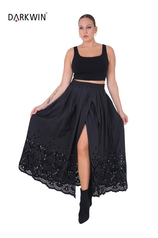 P8698 DARKWIN BLUZ-ETEK SIYAH - Thumbnail