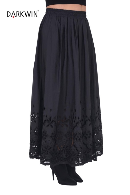 P8698 DARKWIN BLUZ-ETEK SIYAH - Thumbnail