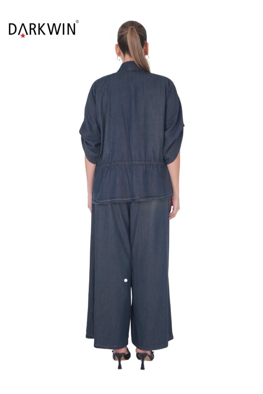 P8961 DARKWIN BLUZ-PANTOLON JEAN - Thumbnail