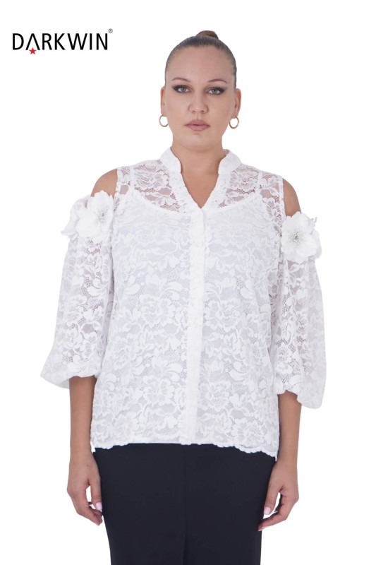 P8997 DARKWIN GÖMLEK BEYAZ - DARKWIN