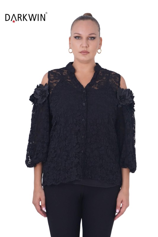 DARKWIN - P8997 DARKWIN GÖMLEK SIYAH